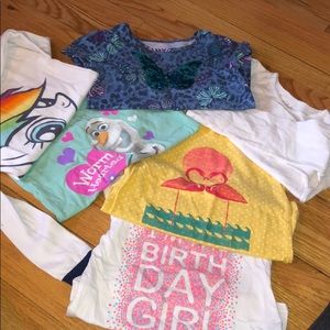 Various girl shirts